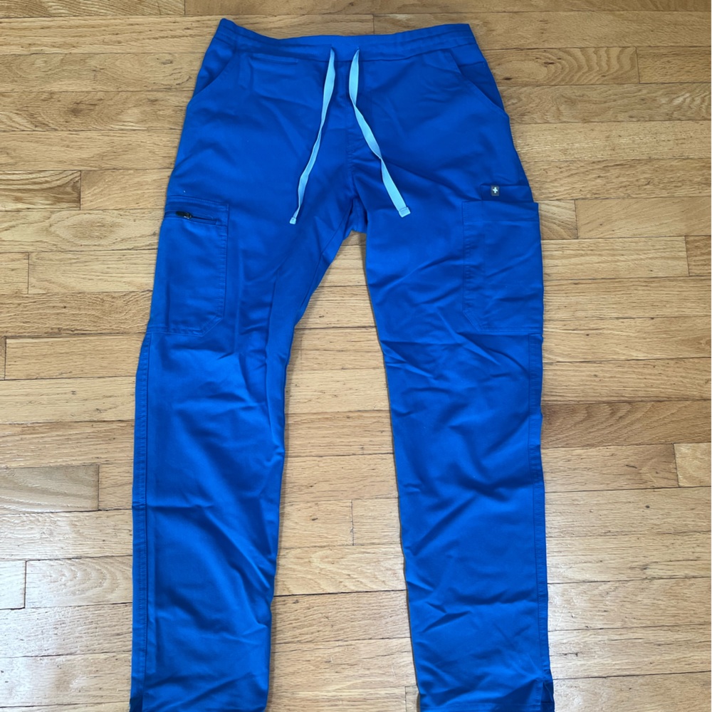 FIGS Yola Skinny Scrub Pant Royal Blue
